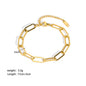 Stainless Steel Ornament Bracelet Female